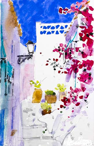Giclée from watercolour painting  by Klaus Hinkel