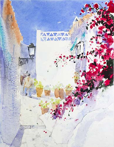  Watercolour painting  by Klaus Hinkel