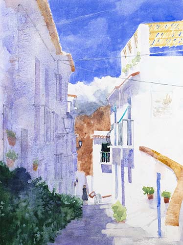  Watercolour painting  by Klaus Hinkel
