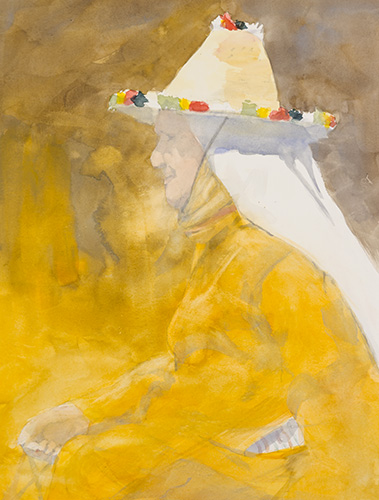 watercolour painting Figure by Klaus Hinkel