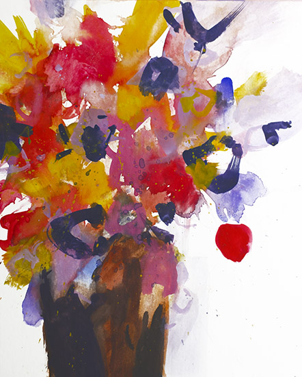 watercolour painting Flores by Klaus Hinkel