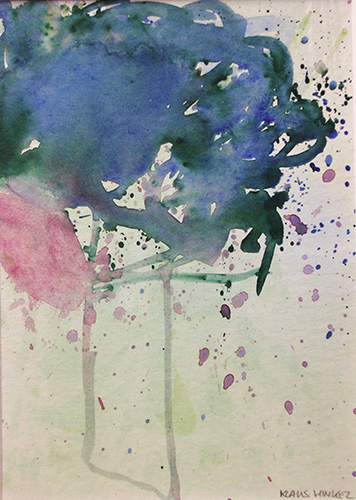 watercolour painting Bodegon by Klaus Hinkel