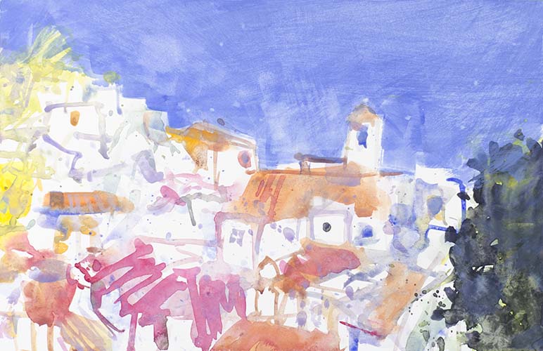  Watercolour painting  by Klaus Hinkel