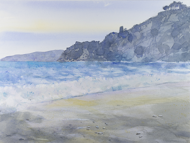 watercolour painting  by Klaus Hinkel