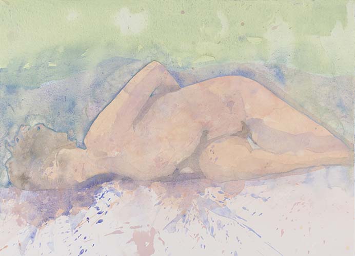  Watercolour painting  by Klaus Hinkel